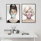 audrey hepburn poster black and white Sagen Sie 