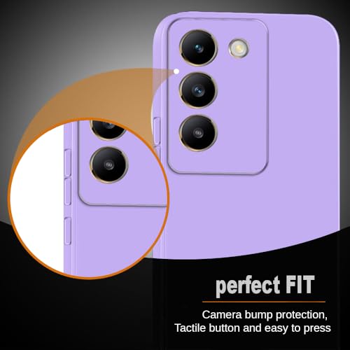 Image of Basic Case for Vivo Y200e 5G (Silicone Purple)
