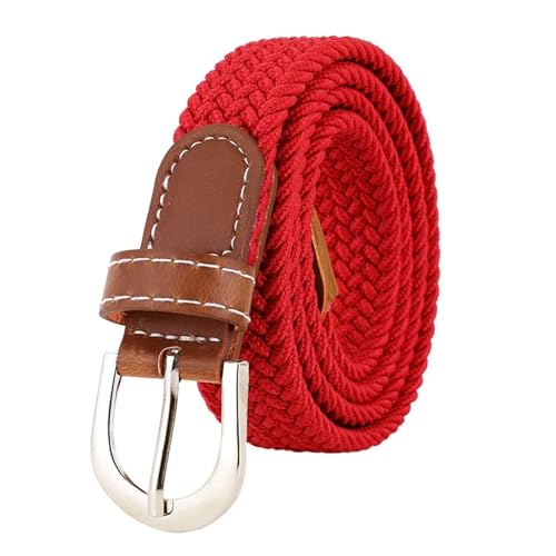 Women's Elastic and Elastic Woven Belt In One Outfit Casual and Versatile Denim Belt Straw Belts for Women