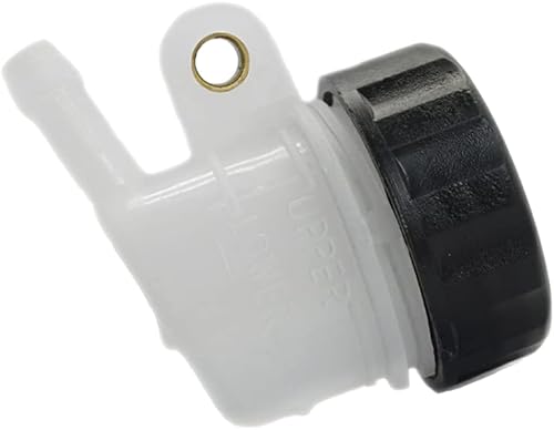 Miniatura 2 de S SYUU Depósito de aceite líquido universal para motocicleta, cilindro maestro, depósito de embrague de freno trasero, compatible conpara