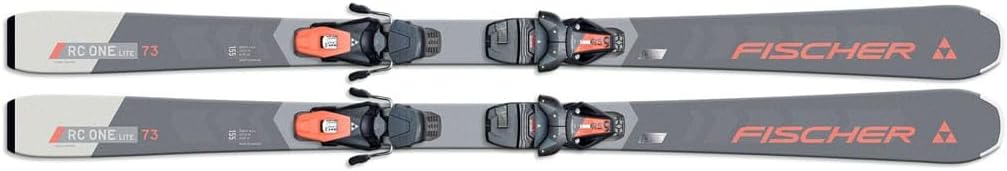 FISCHER Women's RC One Lite 73 Lightweight Easy-to-Handle Alpine All Mountain Piste Snow Skis Without Bindings