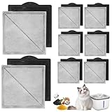 16 Packs Cat Water Fountain Replacement Filters Compatible with PetSafe Premier, Ion-X, Outlast Pumpless & Viva Pet Water Fountain, Activated Carbon Pet Fountain Filter for Cat and Dog Indoor