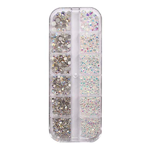 1 Box Multi-Size AB Kristall Diamanten 3D Nail Art Dekorationen Edelsteine für Nägel Strass Dekoration Nagelschmuck…