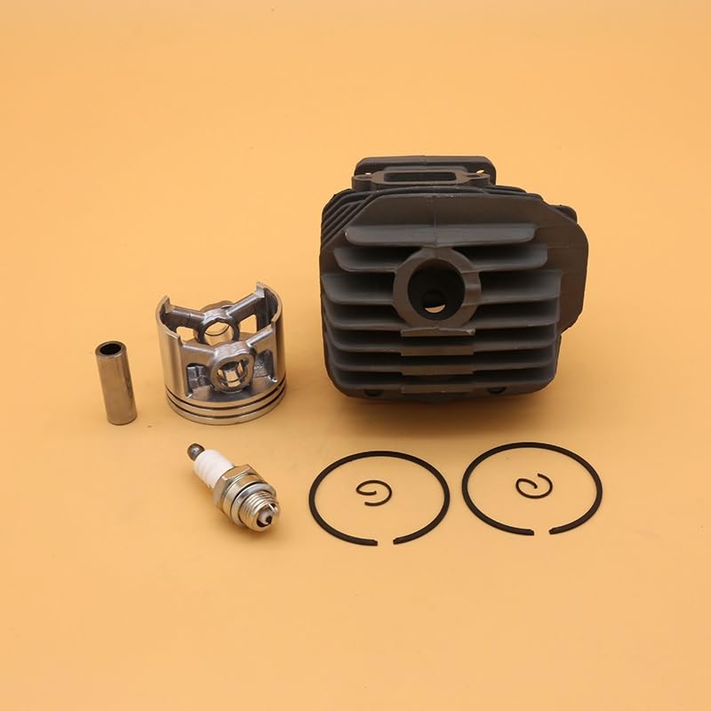 Bujía de pistón de Cilindro de 50mm y 52MM Compatible con Stihl MS440 044, Piezas de Repuesto for Motor de Motosierra de jardín [Reemplazo](Expand MS440 52MM)