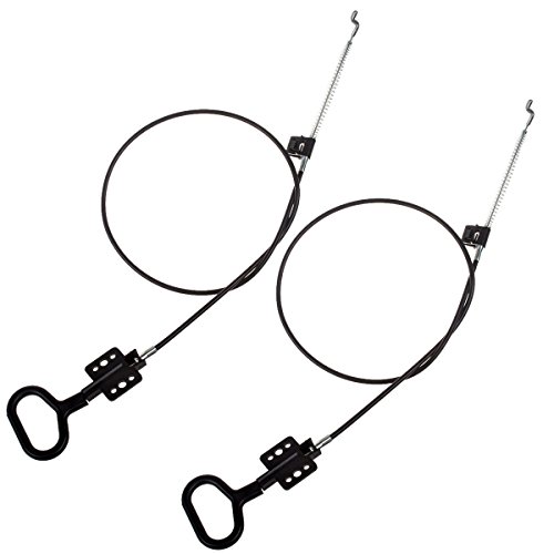 Starvast Sofa Recliner Cables, 2Pcs Couch Release Cables Replacement D Ring Couch Recliner Pull Handle, Hook Exposed Cable Length (4.75") Total Length 36.5 Inch #TOP5