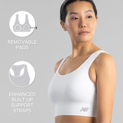 New Balance Seamless Longline Sports Bra with Enhanced Support Straps4