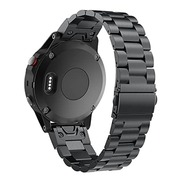 AMSOH NUOVO 26MM In Acciaio Inox A Sgancio Rapido Cinturino Per Garmin Descent Mk1 Watch Easyfit Cinturino Da Polso Per Descent Mk1 Bracciale