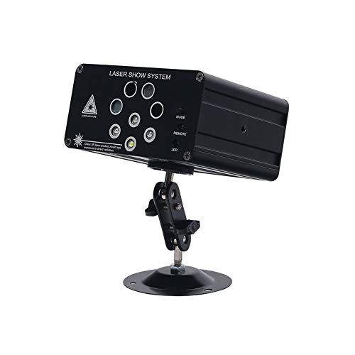 Weekly Top Sale Night Lights Show DJ Party 128 Combinations Gobos Projector Indoor 8 Lens RGB Decoration Light With Remote Control stage light