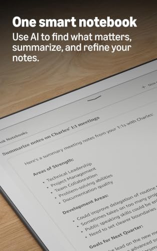 Amazon Kindle Scribe 64GB (newest model) — 11” display with front light, paper-like feel, and no distractions — Write in notebooks, docs, and books. Pen included - Graphite - image 3