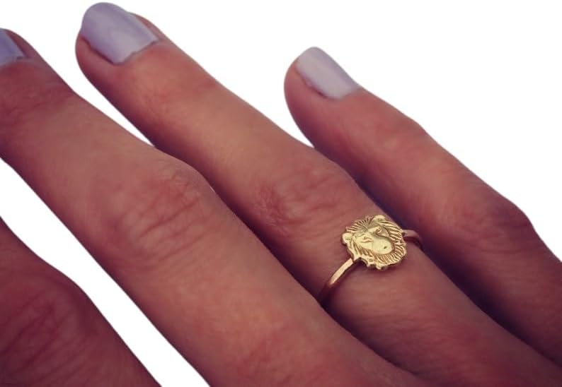 Gold stacking ring, animal ring, 14k gold fill stacking ring, rustic hammered band