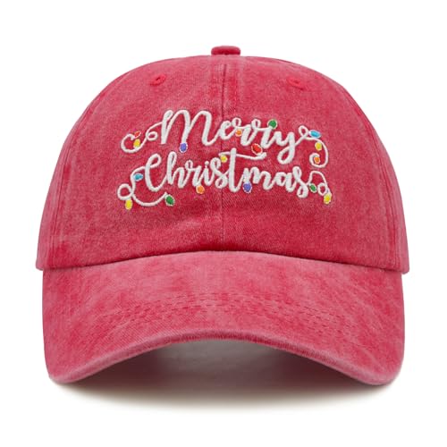 WALNOVA Weihnachts Baseballcap für Damen & Herren, Verstellbare...