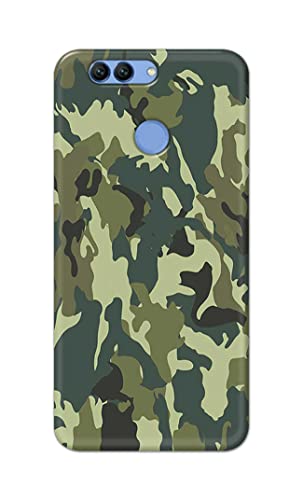 Image of PRINTFIDAA Printed Hard Back Cover Case for Huawei Nova 2 Plus | Huawei Nova 2+ Back Cover (Green Army Camouflage) -1803