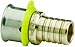 Viega 97820 PureFlow Zero Lead Bronze PEX Press PB Adapter with 1/2-Inch by 1/2-Inch Press x PB, 10-Pack