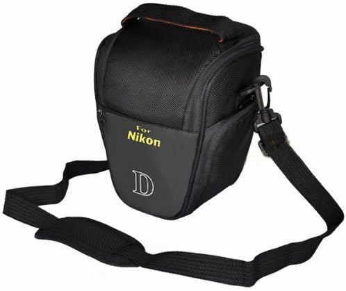 TechCare for Nikon Camera Shoulder Case Bag for Nikon Coolpix B700 B500 L840, Nikon Coolpix L340, Nikon 1 S1, Nikon Coolpix P600 P530 P520, Nikon 1 J5 (Black)