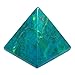 Chrysocolla Howlite Pyramid - YHC4 - Medium