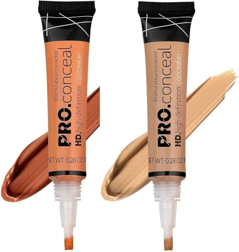 Image of Pro HD Conceal Liquid Concealer for Face Makeup, Full Coverage Beauty Colour Corrector, Ideal for Dark Circles, Women,8g (Orange & Green)