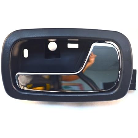 PT Auto Warehouse Gm-2007mg-fp – Interior Puerta Interior Interior Mango Para, Gris/Cromo Palanca Frontal Izquierda/derecha Par