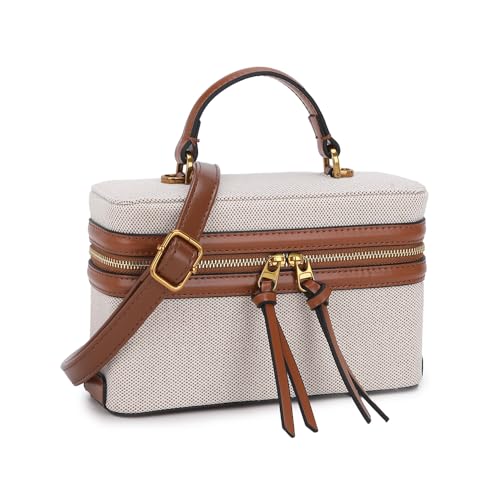 Image of Classic Satchel Crossbody Purse for Women Chic Mini Box Purse, Women Crossbody Shoulder Bag