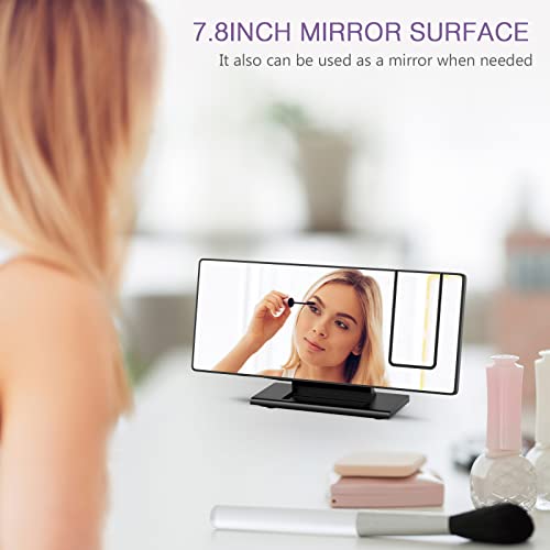 Oria Projection Alarm Clock, 7.8" Led Alarm Clock With Projection, Mirror Led Digital Alarm Clock With Usb Charging Port, Adjustable Brightness, Snooze, For Home, Bedroom, Office #TOP6