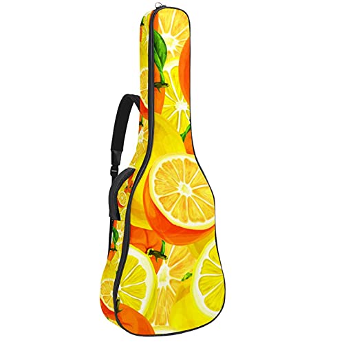 Housse de guitare basse étanche jaune citron pour protéger de la pluie