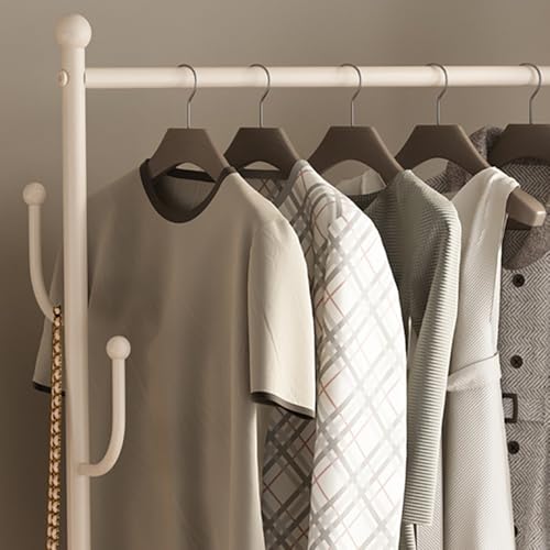 Cesta de almacenamiento con ganchos para abrigos, organizador de ropa de acero inoxidable duradero para entrada, pasillo y dormitorio