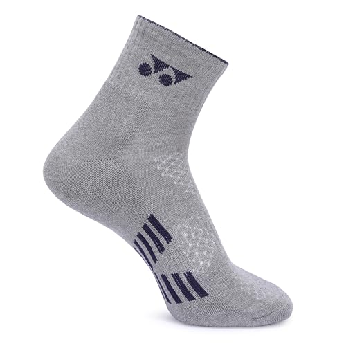 Image of YONEX Quarter Length Performance Sports Socks (Badminton, Running, Gym & Indoor Training), Pack of 3