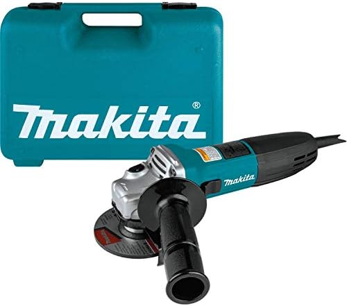 Makita GA4030K 4" Angle Grinder, with tool case, Teal