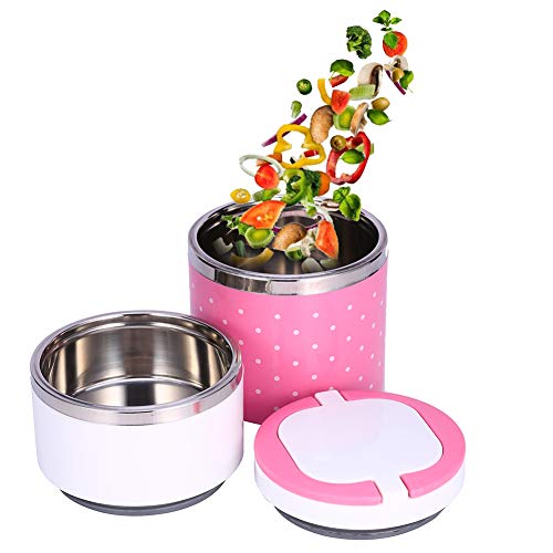 【Portaposate da viaggio】 Se stai cercando una borsa per il tuo piano come bento box, picnic e campeggio, questa sarebbe l'opzione migliore. Ottimo per il controllo delle porzioni e una dieta speciale che tiene separati gli alimenti.