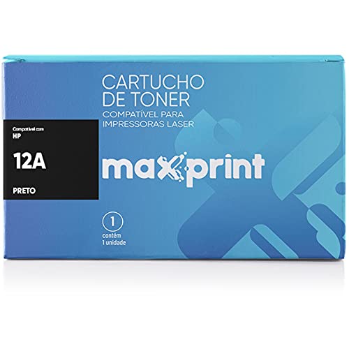 Cartucho de toner Maxprint Compatível HP Q2612A No.12A Preto