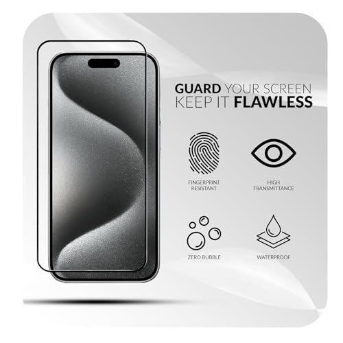 Image of ShieldTech Back Cover Case + Screen Protector for Apple iPhone 15 Pro | Mag-Safe Compatible | Transparent Mobile Phone Back Cover Case for i Phone 15 Pro /iPhone 15Pro | TPU Transparent Back Cover