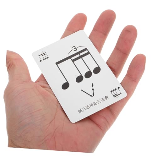 TOYANDONA Rhythmus Karten Musik Lernkarten Rhythmus Poker Karten Pädagogisches Tool Zum Musiktheorie Training Für Musikschüler Lehrer Und Musikbegeisterte – Bild 3