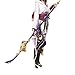 71 Inch Fantasy Genshin Impact Foam Engulfing Lightning Detachable Spear for Costume, Cosplay, Halloween, and Collection. 1:1 Props Replica (Engulfing Lightning)