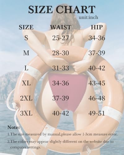 Image of LEVAO Cotton Underwear for Women, Lace Cut Out String Bikini Panties S-3XL