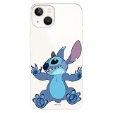 Schutzhülle für iPhone 14, offizielles Lilo & Stitch, zum Schutz Ihres Handys, flexibel, mit offizieller Lizenz von Disney