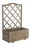 jardineras con celosia y pergola 77 litros Forest M279746 - Jardinera louison con celosia