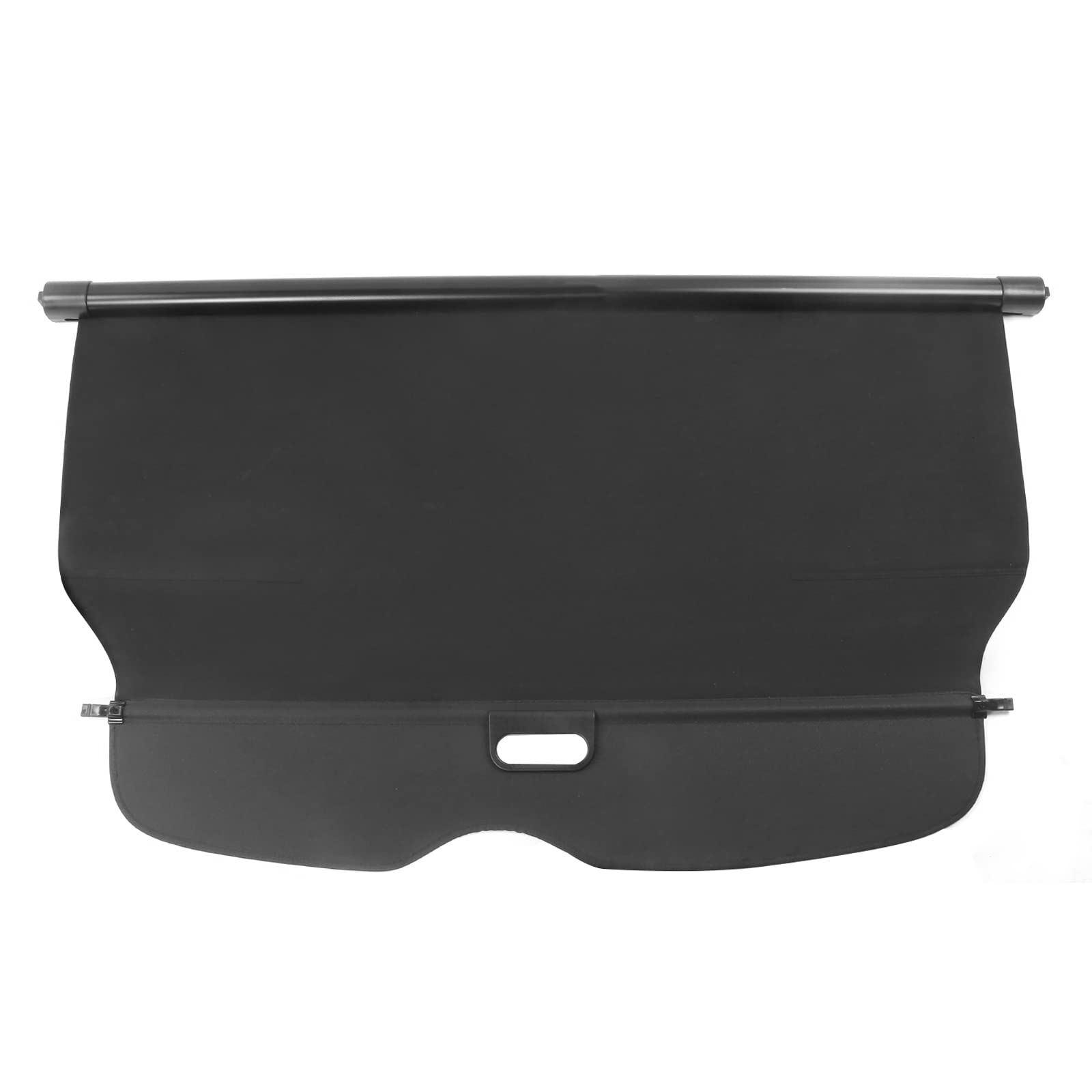 Photo 1 of IKON MOTORSPORTS, Cargo Cover Compatible with 2011-2021 Jeep Grand Cherokee,2022 Jeep Grand Cherokee WK, Black Vinly+Aluminum Rod Tonneau Cover Retractable