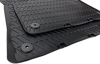 Audi tappetini in gomma di qualità originale, nero, 2 pezzi