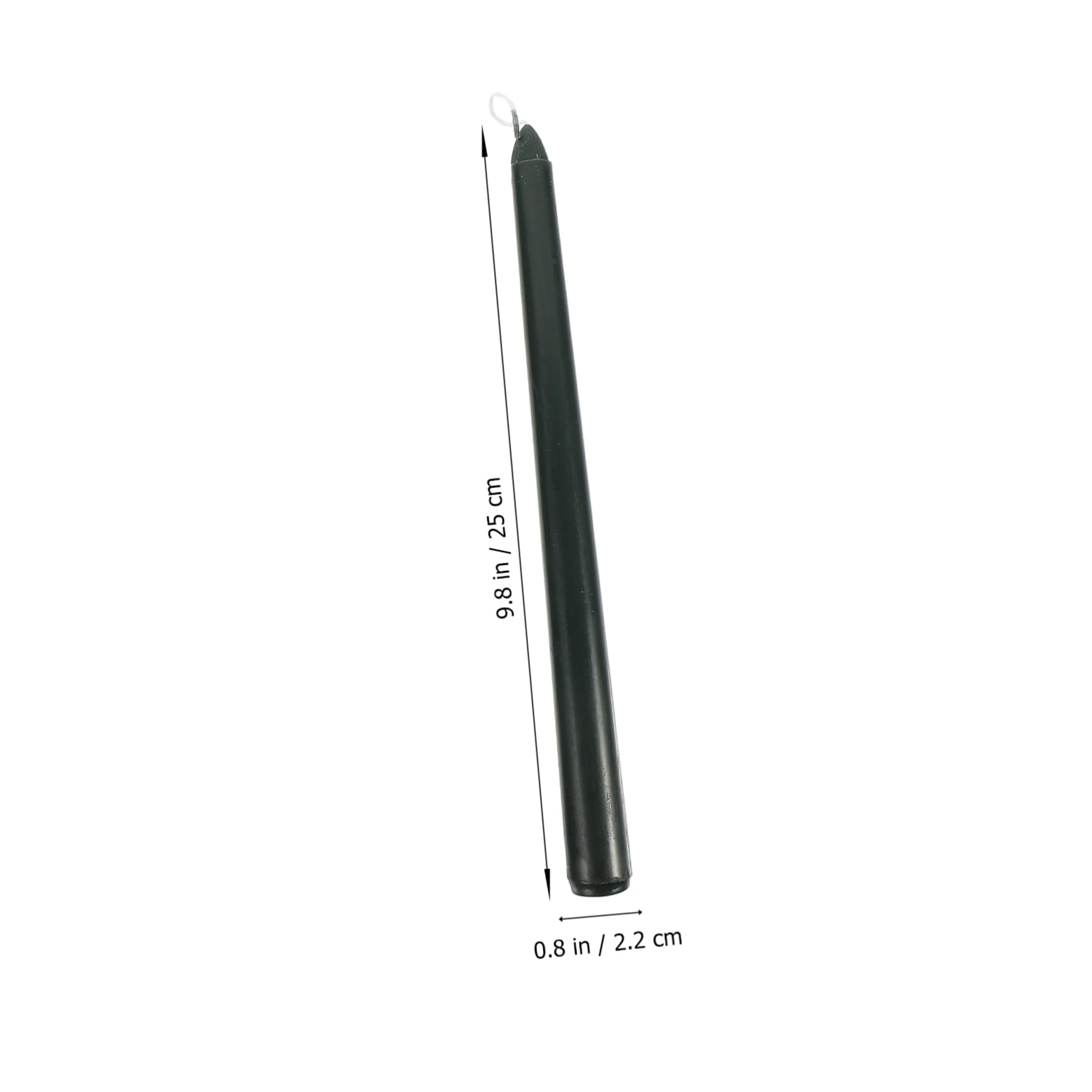 Candela a Palo lungo Profumata, Set da 4 Candele Coniche Verdi Sfumate, Materiale Sicuro, Decorazione Romantica per Matrimoni e Elegante