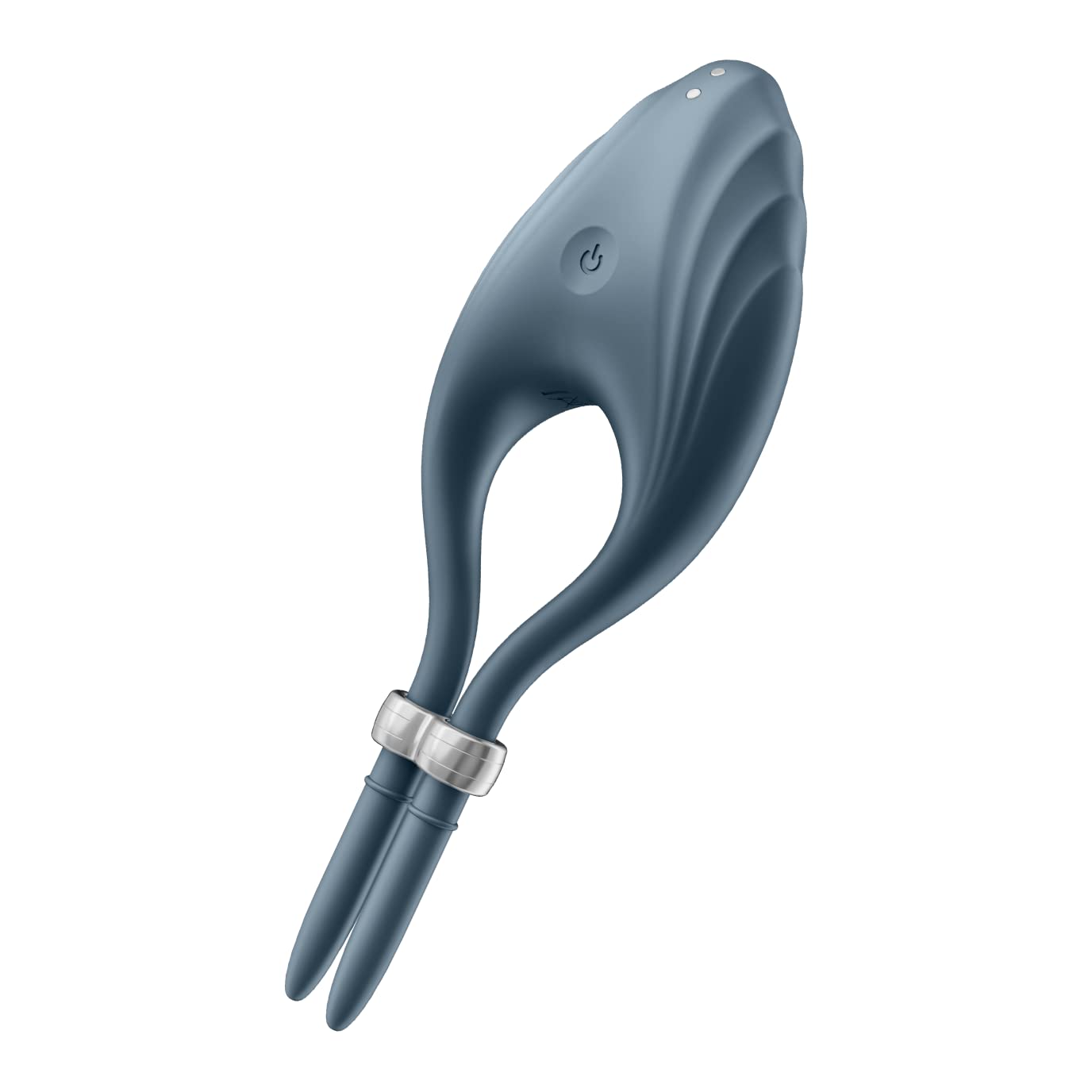 Satisfyer Duelist Vibrating Cock-Ring Adjustable | Silicone Penis Ring for Couples and Solo Play | Waterproof (IPX7) | USB Rechargeable | Powerful Motor | Ultimate Male Pleasure in Dark Blue