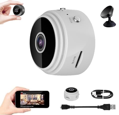 YYONPQ House Guard Security Camera, Houseguard Security Camera, Guard House Security Camera, Security Cameras, 1080p HD Wireless Cameras for Home Security (White)