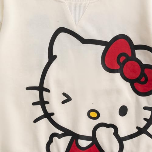 Evita ropa incómoda con conjunto Hello Kitty sudadera falda suave 3