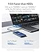 Lexar ES3 Externe SSD 1TB, USB 3.2 Gen2 Portable SSD, bis zu 1.050 MB/s Lesen, 1.000 MB/s Schreiben, Tragbare SSD für iPhone15-Serie/Mac/PS5/XBOX... und Spielkonsole (BLAU)