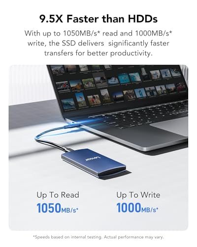 Lexar 1TB Portable SSD - USB 3.2 Gen 2, 1050MB/s Speed - Image 2