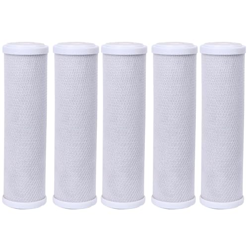 Refil Filtro Carvão Ativado 10 Polegadas X 2 1/2, 5 Peças