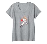 Womens UConn Basketball: Azzi Fudd Super Star Pose - NIL Licensed V-Neck T-Shirt