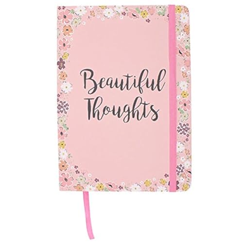 Cuaderno con la frase «Beautiful Thoughts» en la tapa, tamaño A5