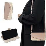 Kahper for iPhone SE3/SE2 ケース 手帳型 ショルダー iPhone SE ケース 手帳型 おしゃれ iPhone 8 手帳ケース 軽量 衝撃吸収 スマホカバー se PUレザー 全面保護 擦り傷防止 防塵 アイフォンse カバー マグネット式 スタンド機能 カード収納 大人 女性 人気 4.7インチ（アプリコット）