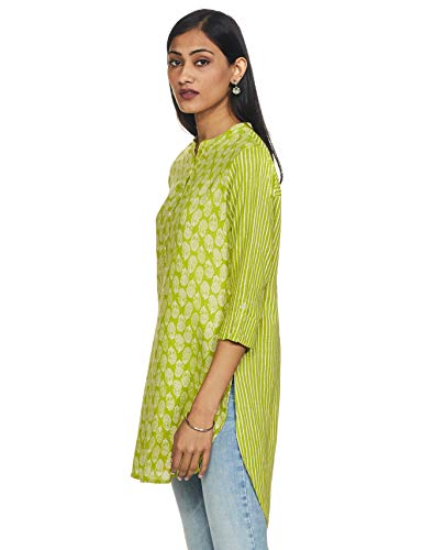 Image of Max Women's Printed High-Low Kurta