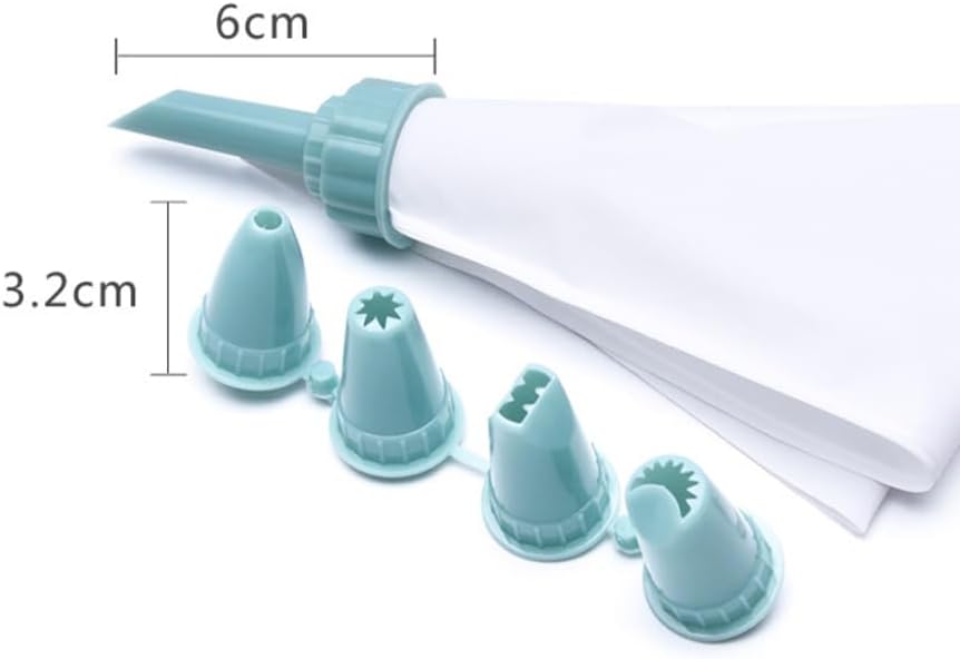 Miniatura 5 de PRETYZOOM 2 juegos de bolsas de pastelería para hornear, magdalenas, bolsas de glaseado de pasteles, bolsa de glaseado de pasteles, bolsa de