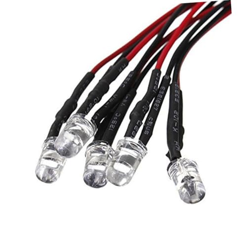 Kit LED pré-câblées de 50 pièces multicolores pour modèles Rc et décorations - 6
